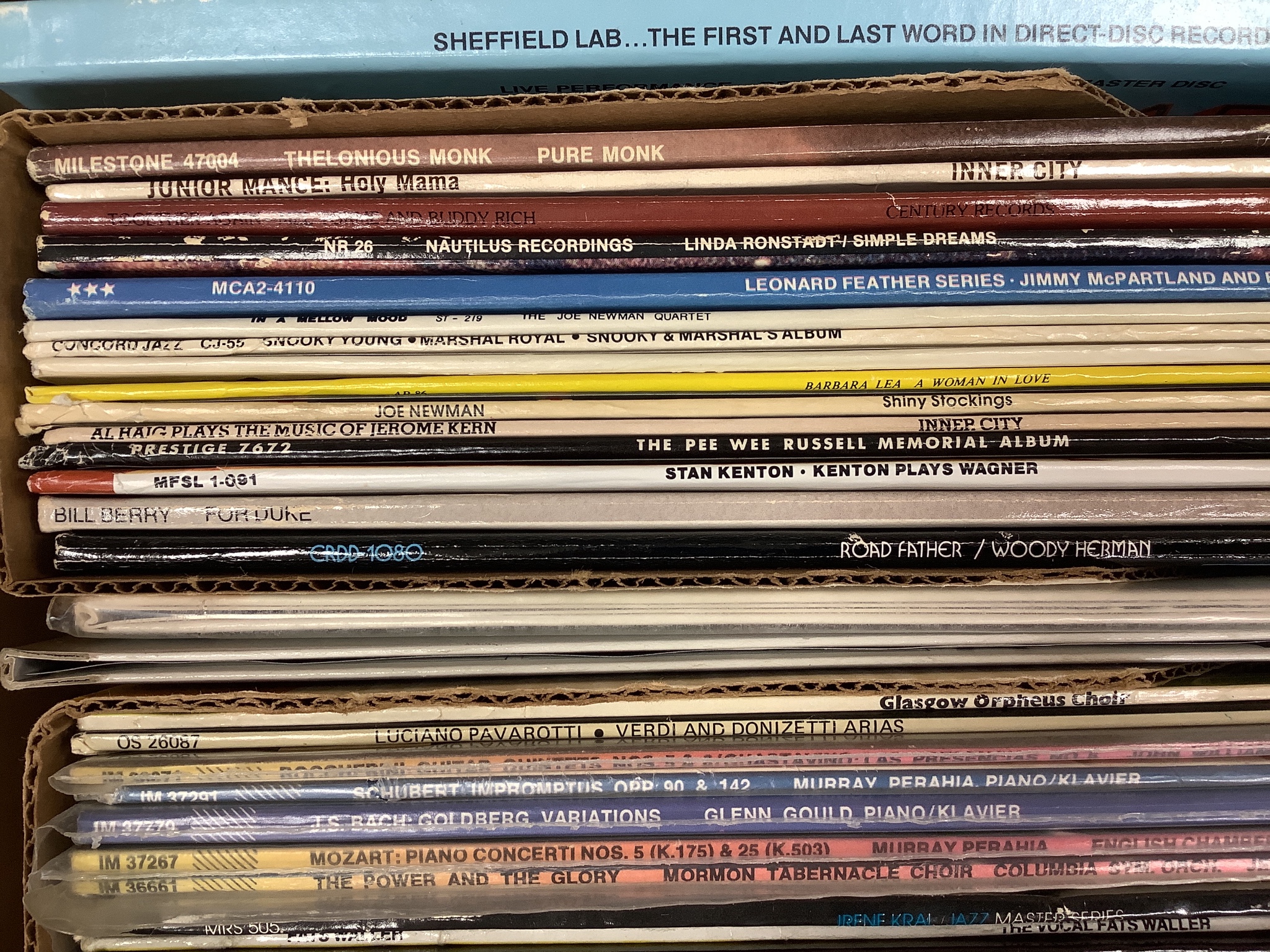 A quantity of LP records mainly of Modern Jazz.